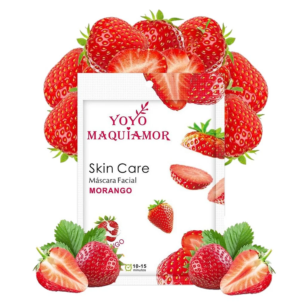 Máscara Facial de Morango - YoYo Maquiamor